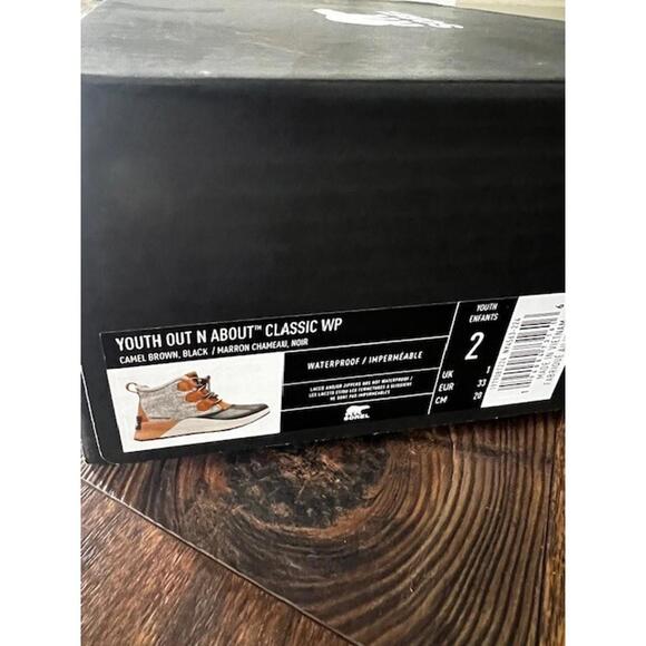 Sorel Kids Shoes in Black and Brown - Picture 3 of 3